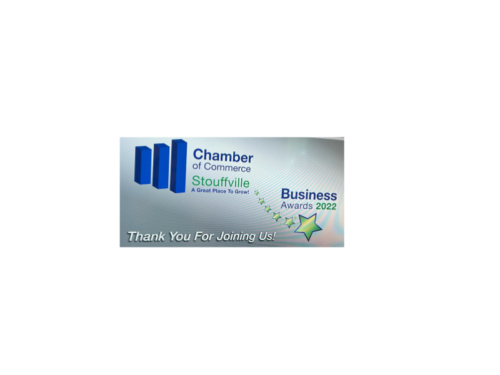 Chamber Of Commerce Stouffville 2022 Business Award 2022